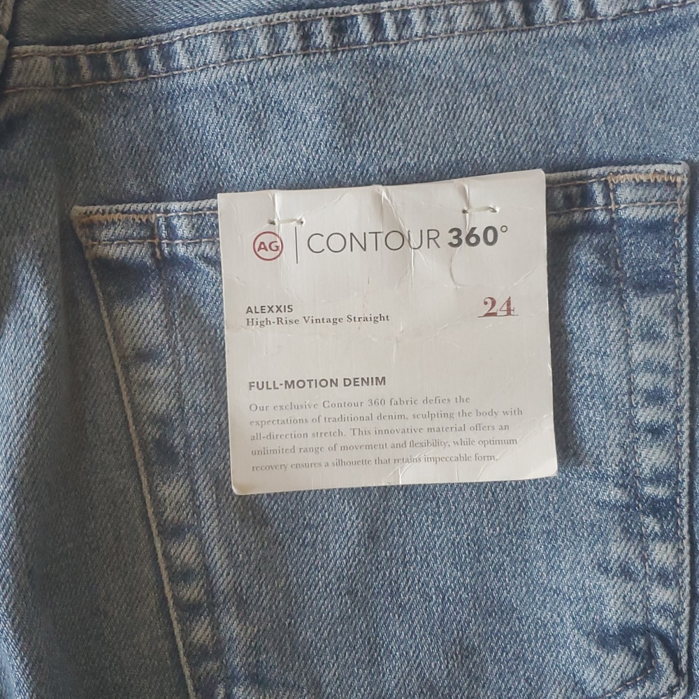 AG ALEXXIS VINTAGE HIGH WAIST STRAIGHT JEANS ,24 , ATHENS - Picture 9 of 10